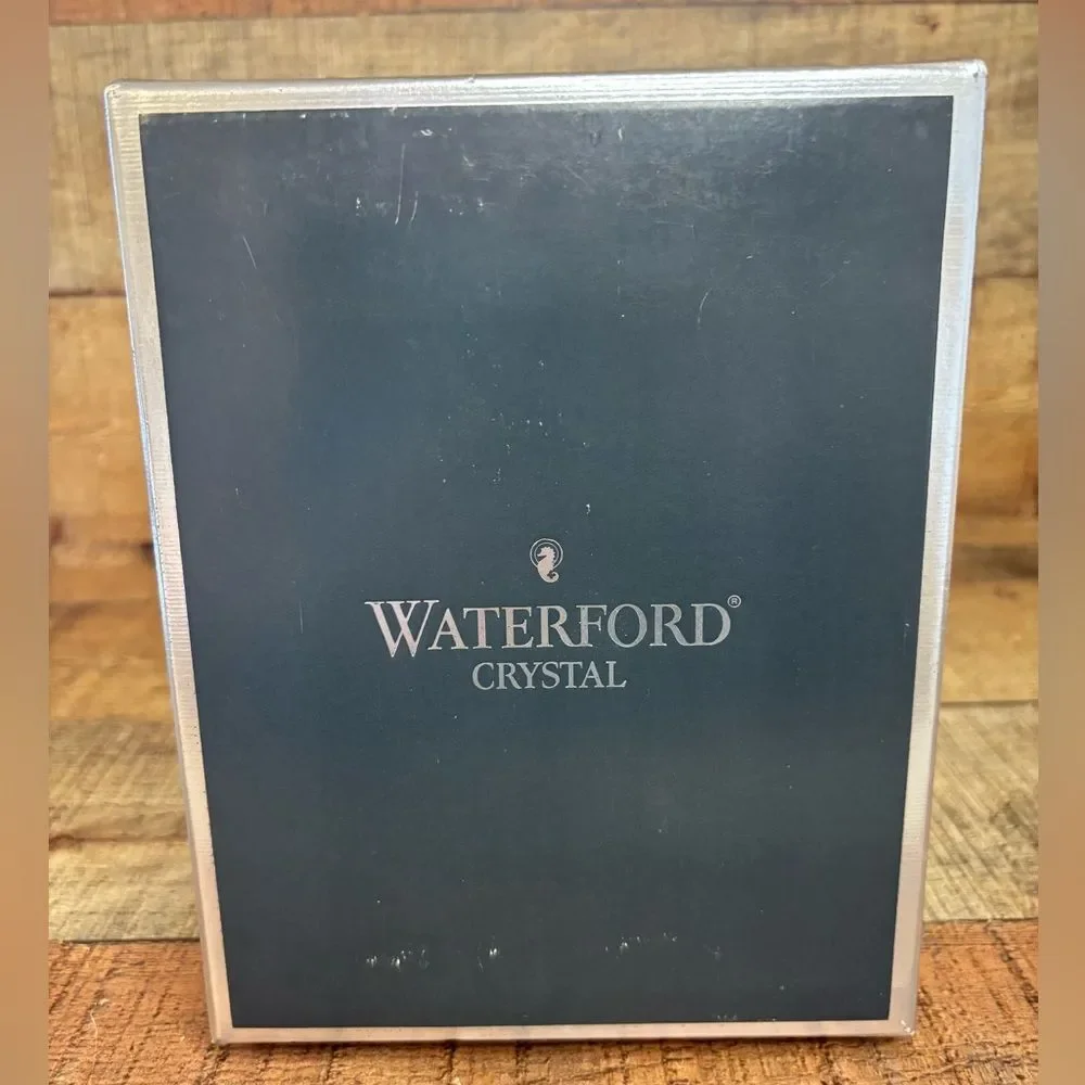 Pair of Waterford Crystal Congratulation Star Wine Bottle Stoppers Gift NIB